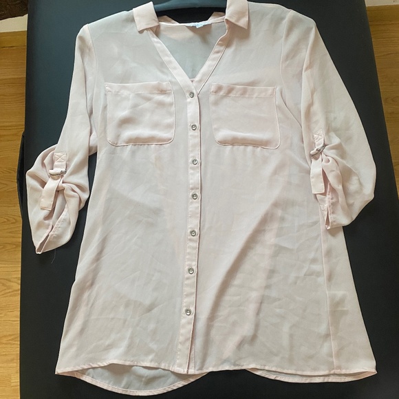 Pink Loose Fitting Blouse - Picture 1 of 4